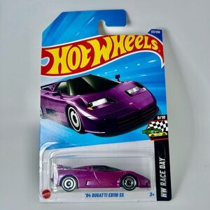 2025 Hot Wheels HW Race Day '94 Bugatti EB110 SS 221/250 Purple NEW 9/10